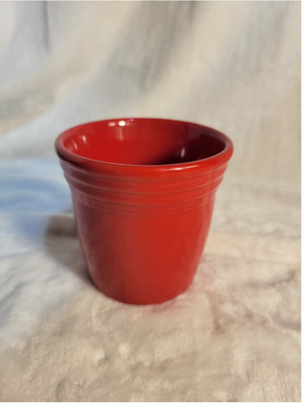 Fiestaware Fiesta ~Flower Pot Scarlet 3.5in